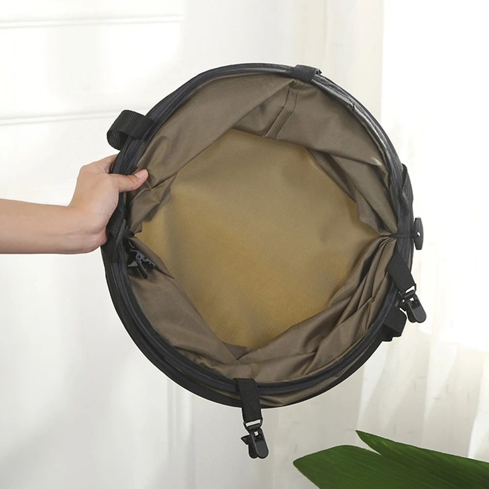 PopUp Camping Trash Can Portable Folding Outdoor Garbage Bin For Camp Garden Leaf Bag Holder Reusab 3