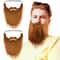 Funny Fake Beard Long Hair Wig Set Santa Claus White Beard Black Big Beard Costume For Halloween 1