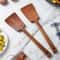 Wooden Spatula For NonStick Pans HeatResistant AntiScald Cooking Utensil For Home Kitchen Stirring 4