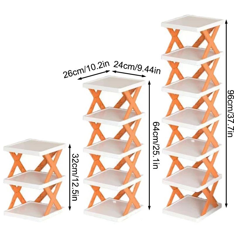 8Tier Multilayer Shoe Shelf Organizer Detachable SpaceSaving Shoe Storage Rack For Family Home Clo 4