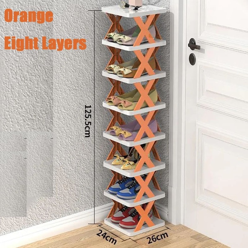 8Tier Multilayer Shoe Shelf Organizer Detachable SpaceSaving Shoe Storage Rack For Family Home Clo 7