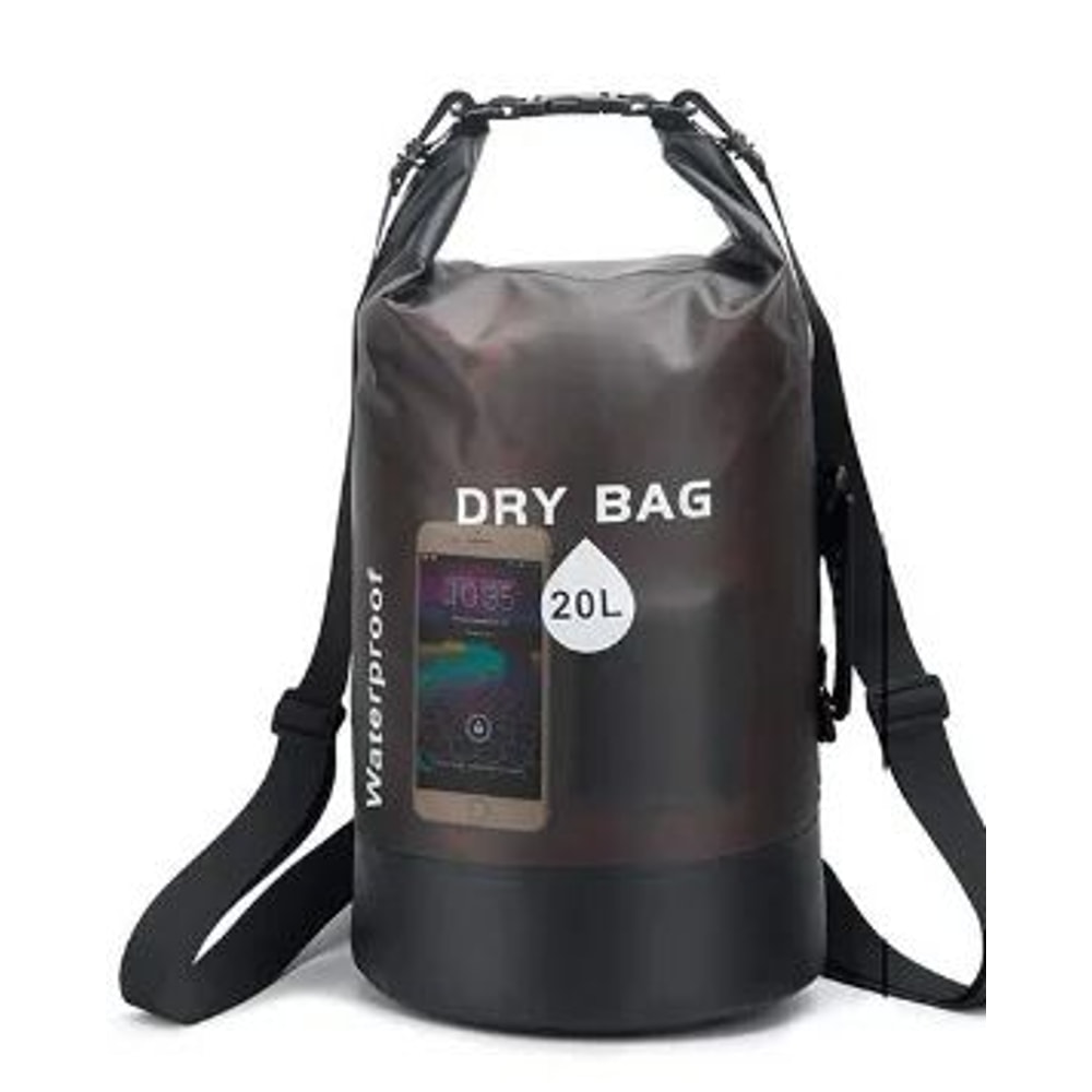 Waterproof PVC Dry Bag Backpack With Drawstring Beach Swimming Sack For Travel Camping Hiking Surf 8