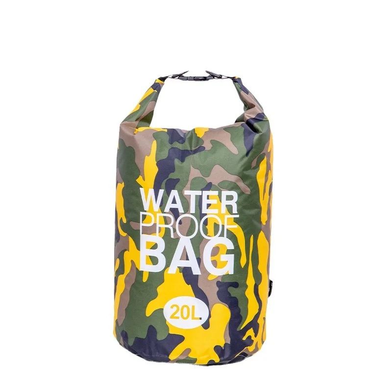 Waterproof PVC Dry Bag Backpack With Drawstring Beach Swimming Sack For Travel Camping Hiking Surf 10