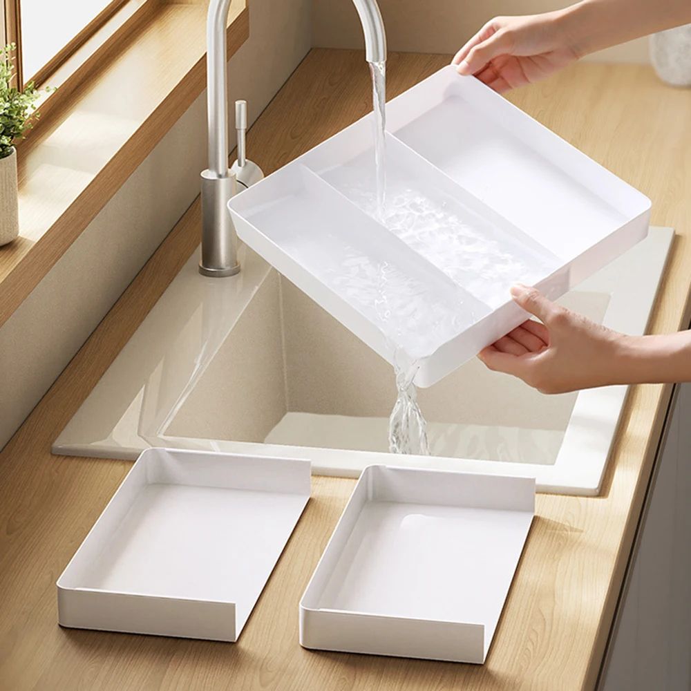 Expandable Adjustable Drawer Organizer Cutlery Tray Versatile Kitchen Utensil Holder For Spoons Fo 2