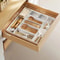 Expandable Adjustable Drawer Organizer Cutlery Tray Versatile Kitchen Utensil Holder For Spoons Fo 7