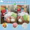 Kids 2in1 Storage Stool Chair With Transparent Toy Organizer Bag Thickened PVC Creative Storage Bo 5