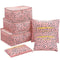 6Piece Travel Storage Bag Set For Suitcases Clothing Organizer Packing Cubes With Mesh Waterproof 8