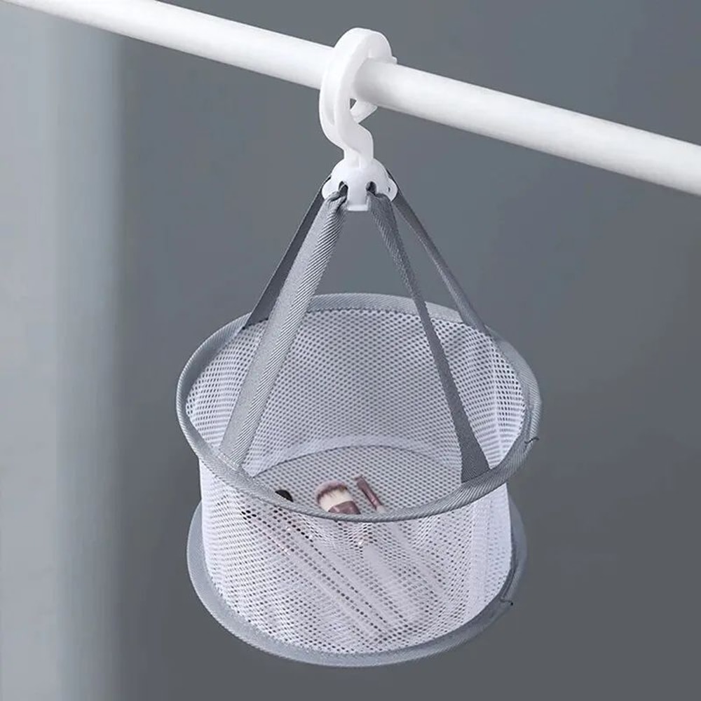 Hanging Makeup Brush Drying Bag Mesh Basket AntiDeformation Air Drying Storage For Powder Puffs Sp 6