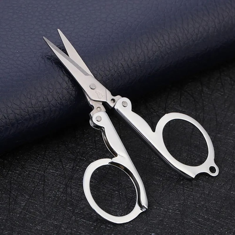 Stainless Steel Folding Pocket Scissors Mini Multifunction Small Thread Cutter For Sewing Nails Tr 1