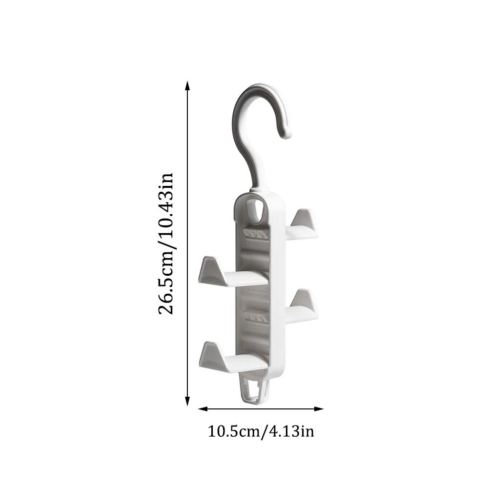 NoDrill Wardrobe Door Hanger Rack TraceFree Multifunction Clothes Hat Organizer Hook For Bags Coa 4