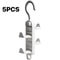 NoDrill Wardrobe Door Hanger Rack TraceFree Multifunction Clothes Hat Organizer Hook For Bags Coa 7