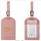 PU Leather Passport Cover Luggage Tag Set With Hot Stamping Thickened Travel ID Tag For Suitcase 8