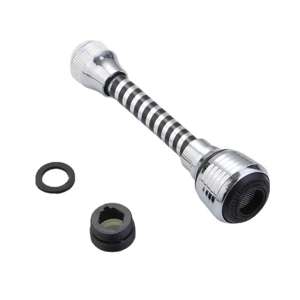 SplashProof Kitchen Faucet Aerator With Soft Foaming Spray Pressurized Water Saver Nozzle Long Thr 3