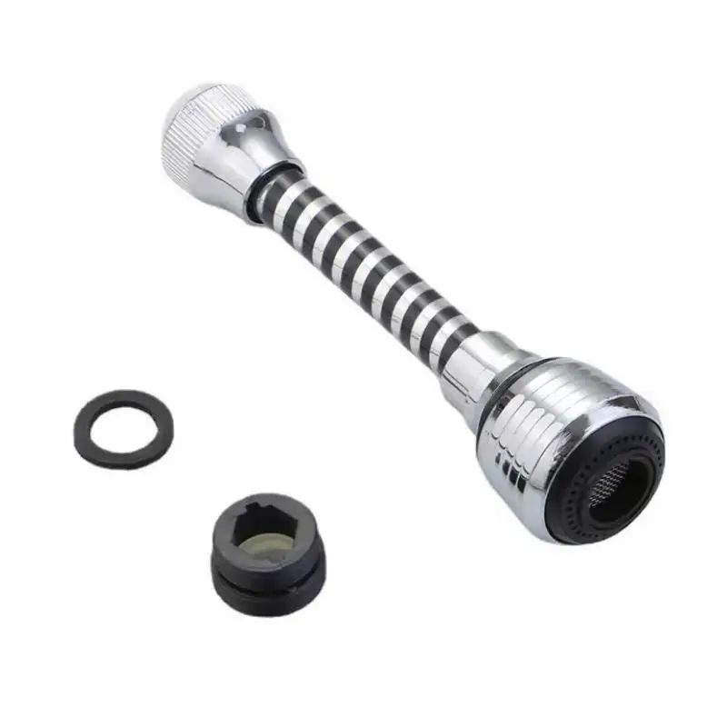 SplashProof Kitchen Faucet Aerator With Soft Foaming Spray Pressurized Water Saver Nozzle Long Thr 6