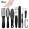 Pedicure Foot Care Tool Set Stainless Steel Callus Remover DoubleSided Exfoliating Foot Scrub Bru 0