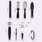 Pedicure Foot Care Tool Set Stainless Steel Callus Remover DoubleSided Exfoliating Foot Scrub Bru 5