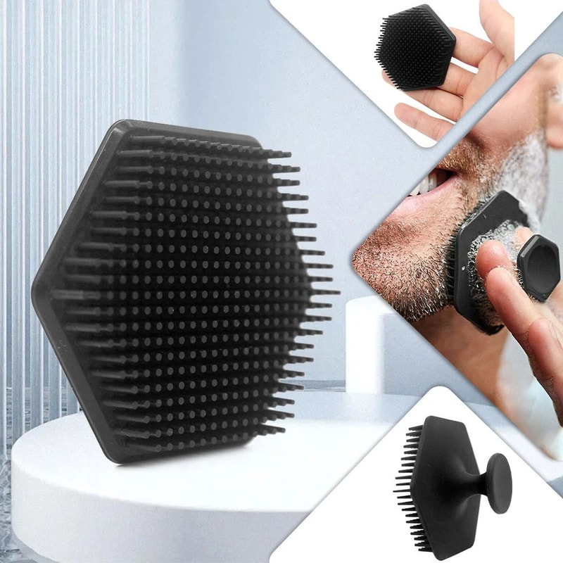 Silicone Face Cleansing Brush For Makeup Removal Soft Black Cleaning Brush Tool For Deep Clean Por 2