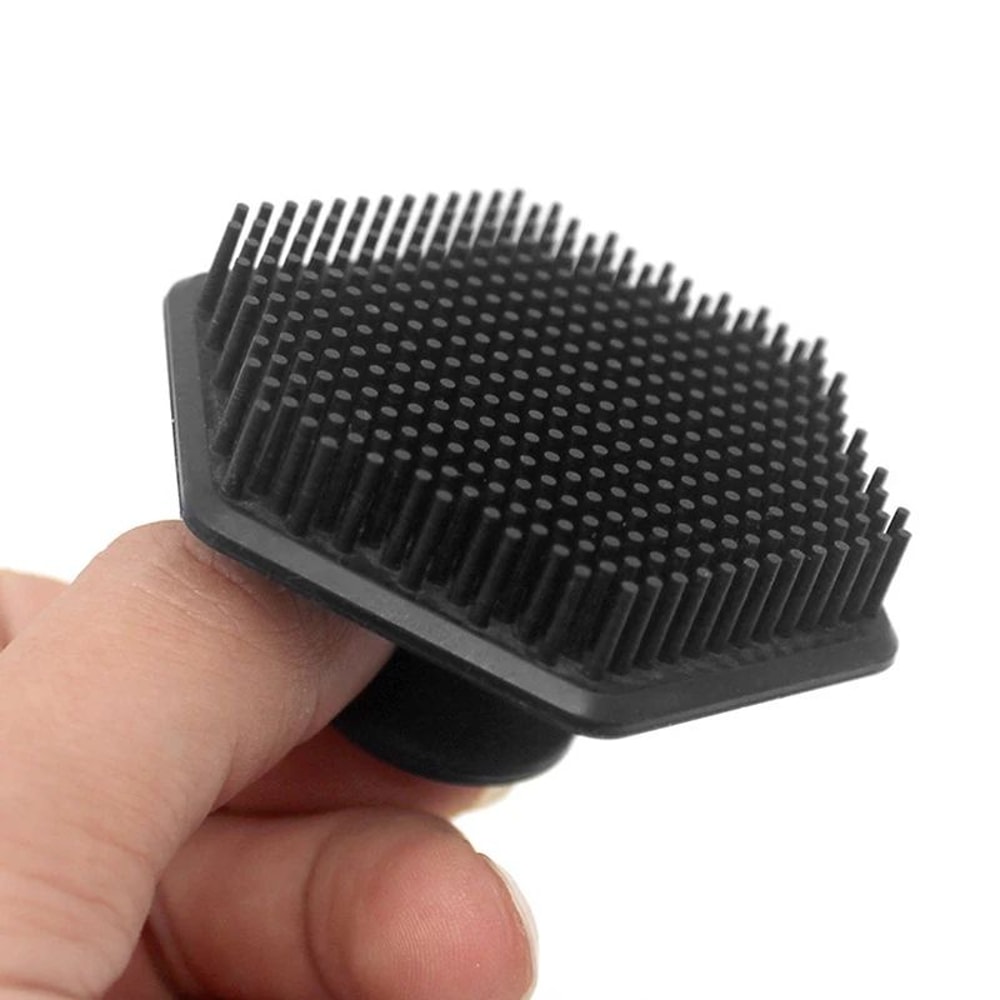 Silicone Face Cleansing Brush For Makeup Removal Soft Black Cleaning Brush Tool For Deep Clean Por 5