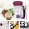 Batter Dispenser With Graduated Funnel Handheld Pastry Dough Pourer For Pancakes Cupcakes Waffles 3