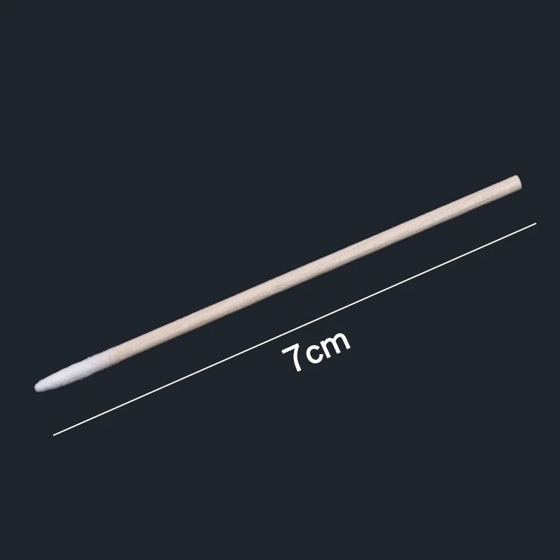 Wooden Handle Cotton Swabs Long Tip Precision Cotton Stick For Makeup Cleaning SemiPermanent Tatto 4