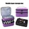 DoubleLayer Nail Polish Storage Bag 30 Compartments Portable Nail Care Organizer Case For Essentia 5