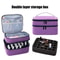 DoubleLayer Nail Polish Storage Bag 30 Compartments Portable Nail Care Organizer Case For Essentia 5