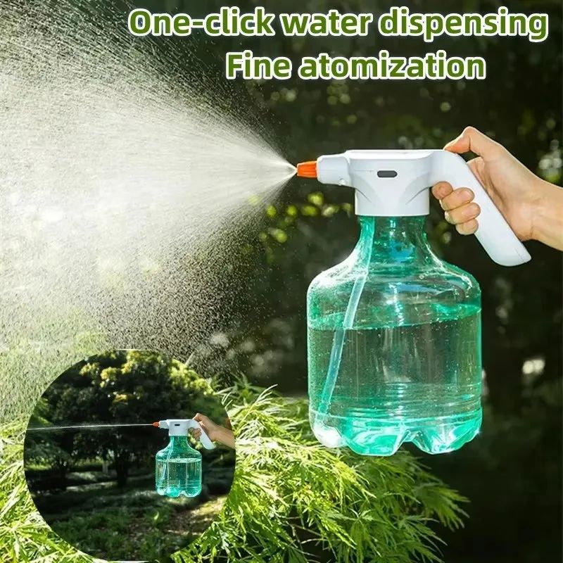 Electric Watering Kettle 3L Rechargeable Garden Sprayer With Adjustable Nozzle Cleaning Disinfect 3