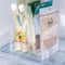 Detachable Transparent Refrigerator Storage Rack With Partition Board SnapOn Foldable Fridge Organ 3