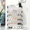 7Tier Aluminum Alloy Shoe Rack Organizer MultiLayer DustProof Entryway Storage Shelf For Dormitory 3