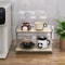 Metal 2Tier Desktop Storage Rack Organizer Cup Coffee Mug Holder Shelf For Bathroom Cosmetics And 2