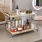 Metal 2Tier Desktop Storage Rack Organizer Cup Coffee Mug Holder Shelf For Bathroom Cosmetics And 3