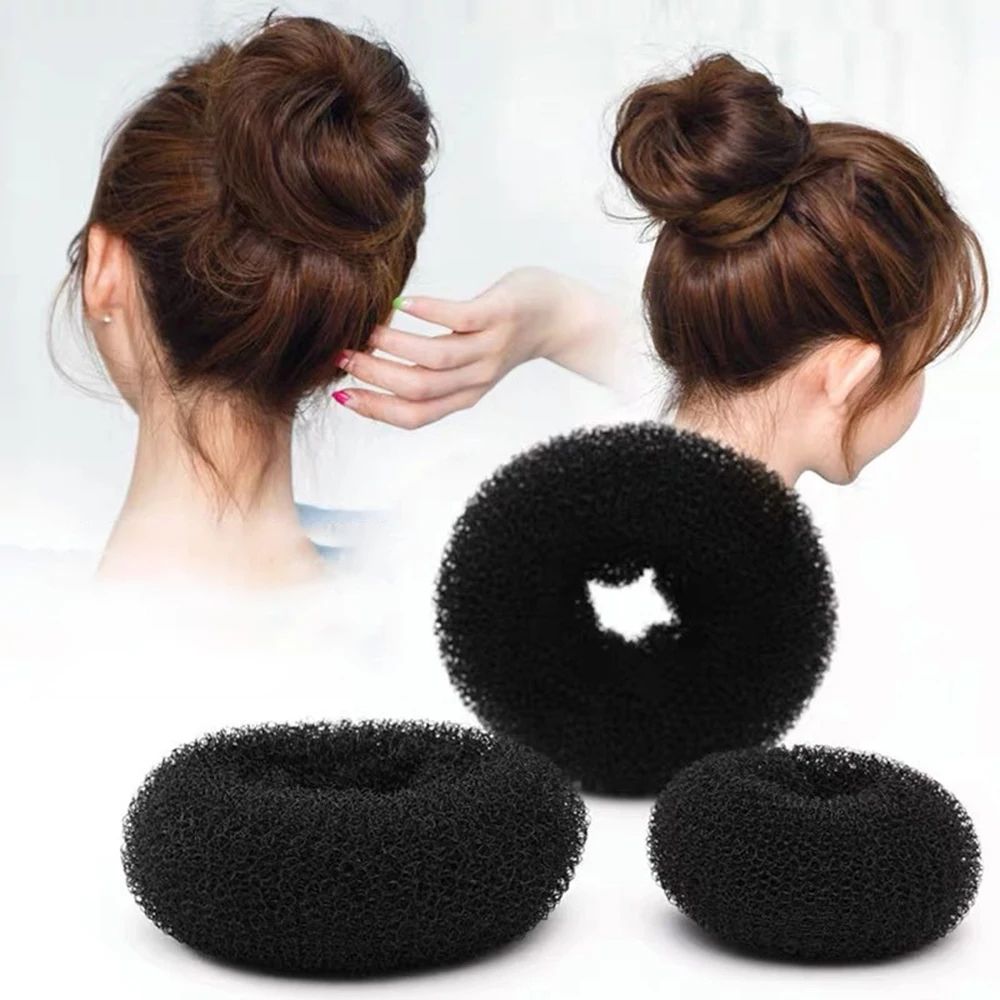 Korean Style Big Ring Hair Curler Headband Fluffy Volume Curling Tool For Women Easy Heatless Hair 1