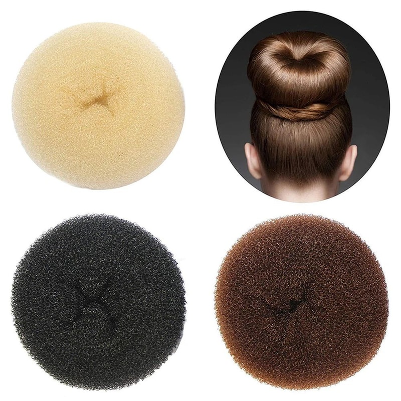 Korean Style Big Ring Hair Curler Headband Fluffy Volume Curling Tool For Women Easy Heatless Hair 2