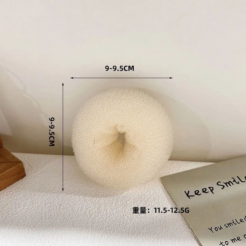 Korean Style Big Ring Hair Curler Headband Fluffy Volume Curling Tool For Women Easy Heatless Hair 11