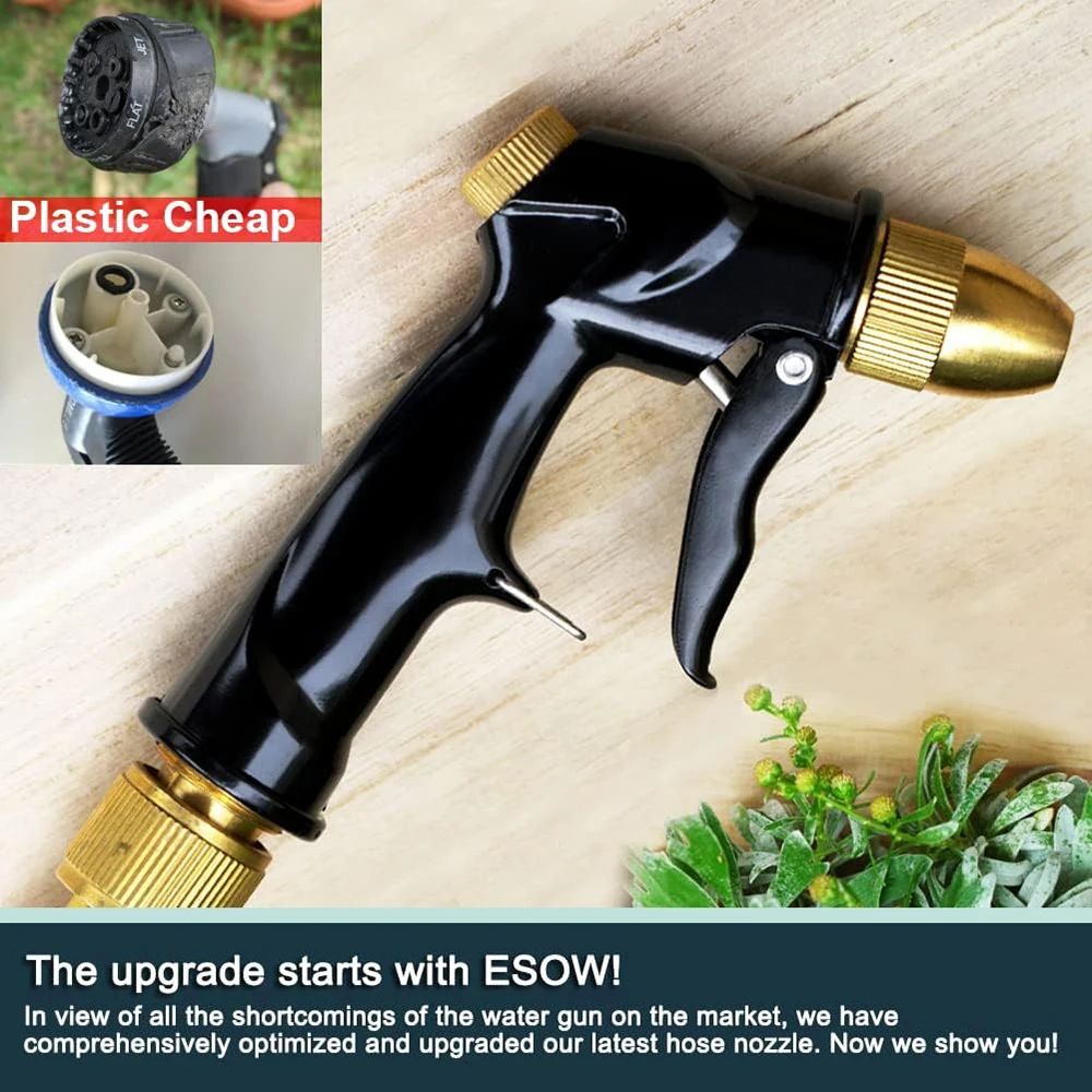 High Pressure Garden Hose Nozzle Water Gun Adjustable Water Jet Sprayer For Car Wash Cleaning Law 1