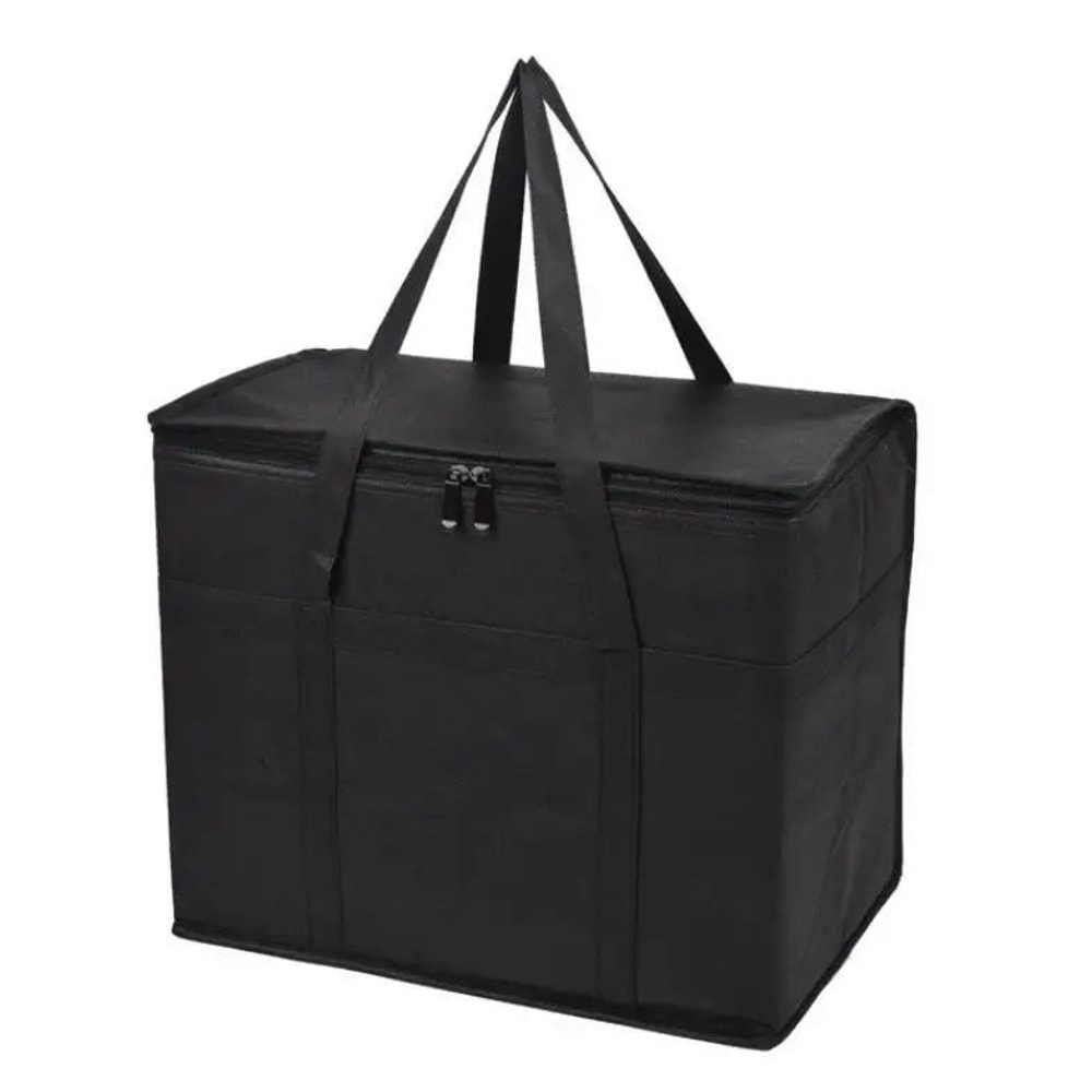 Large Capacity Insulated Lunch Bag 4060L Foldable Zipper Thermal Cooler Tote For Picnic Camping F 6