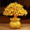 Golden Crystal Wealth Tree Desktop Ornament Natural Money Bag Shaking Money Tree Gift For Home Off 0