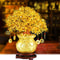 Golden Crystal Wealth Tree Desktop Ornament Natural Money Bag Shaking Money Tree Gift For Home Off 1