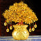 Golden Crystal Wealth Tree Desktop Ornament Natural Money Bag Shaking Money Tree Gift For Home Off 4