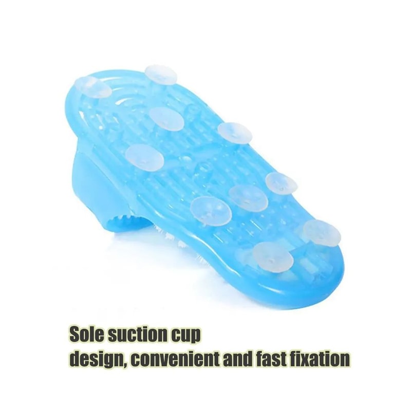 Foot Scrub Massage Slippers With Pumice Stone Suction Cup Foot Washing Brush For Dead Skin Removal 4