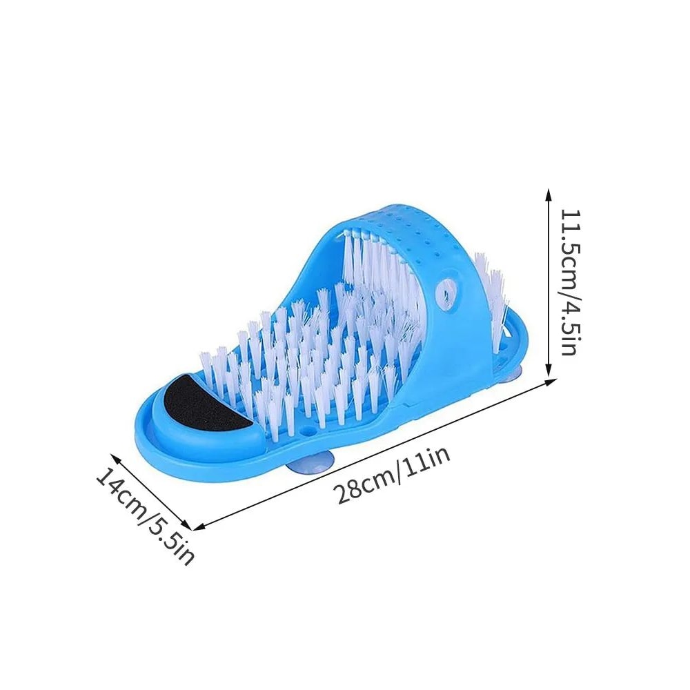 Foot Scrub Massage Slippers With Pumice Stone Suction Cup Foot Washing Brush For Dead Skin Removal 5