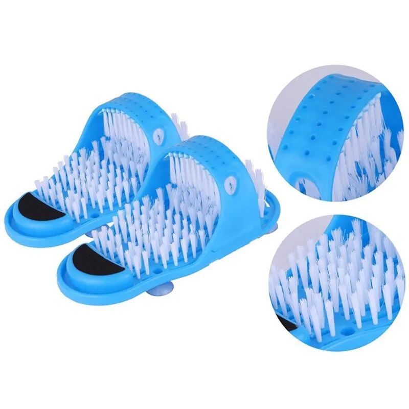 Foot Scrub Massage Slippers With Pumice Stone Suction Cup Foot Washing Brush For Dead Skin Removal 3