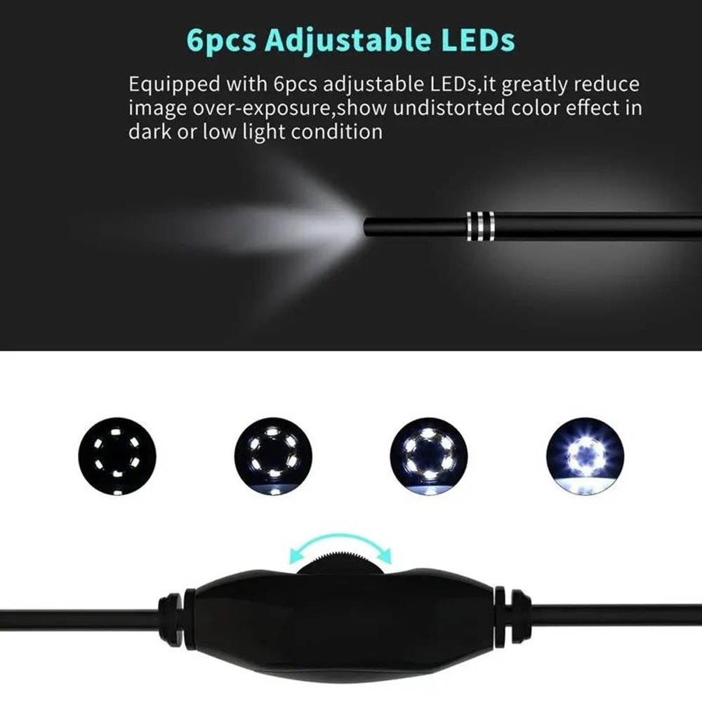 HD Visual Earwax Removal Tool With USB Mini Camera Endoscope Ear Spoon Cleaner LED Light Safe Ear C 5