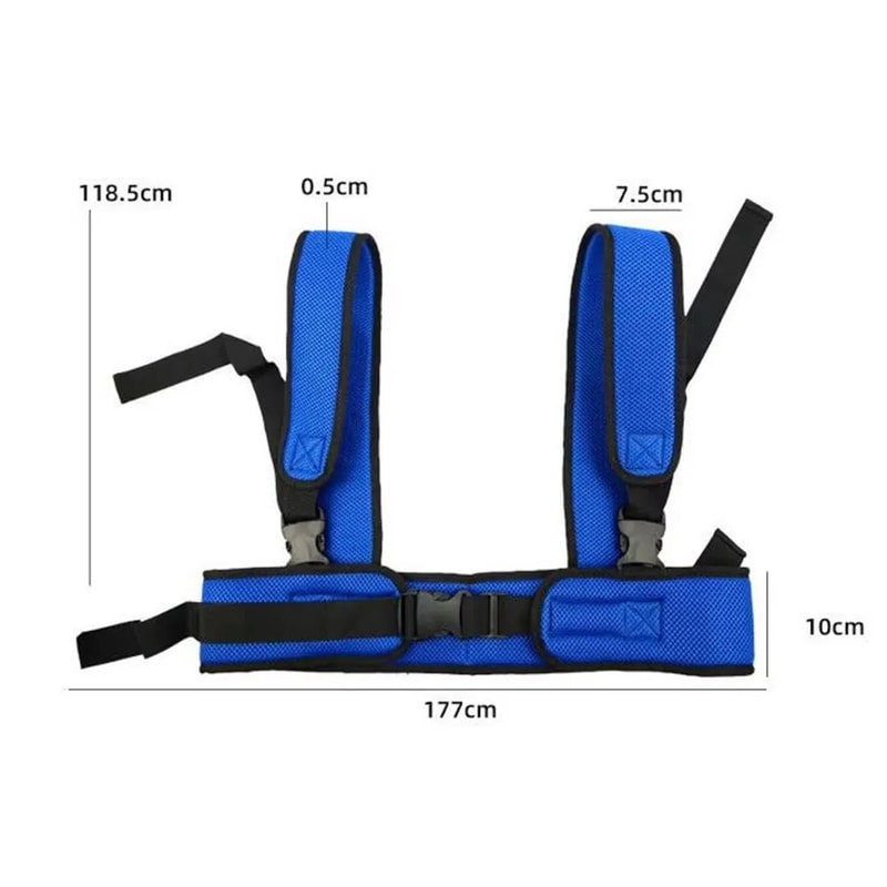 Breathable Wheelchair Safety Waist Belt AntiFall Restraint Strap For Elderly Support Nursing Care F 1