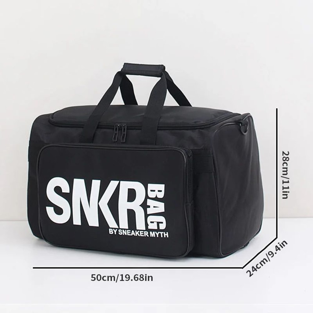 Large Capacity Sports Travel Gym Bag With Shoe Compartment Ball Racket Storage Multifunction Cloth 5