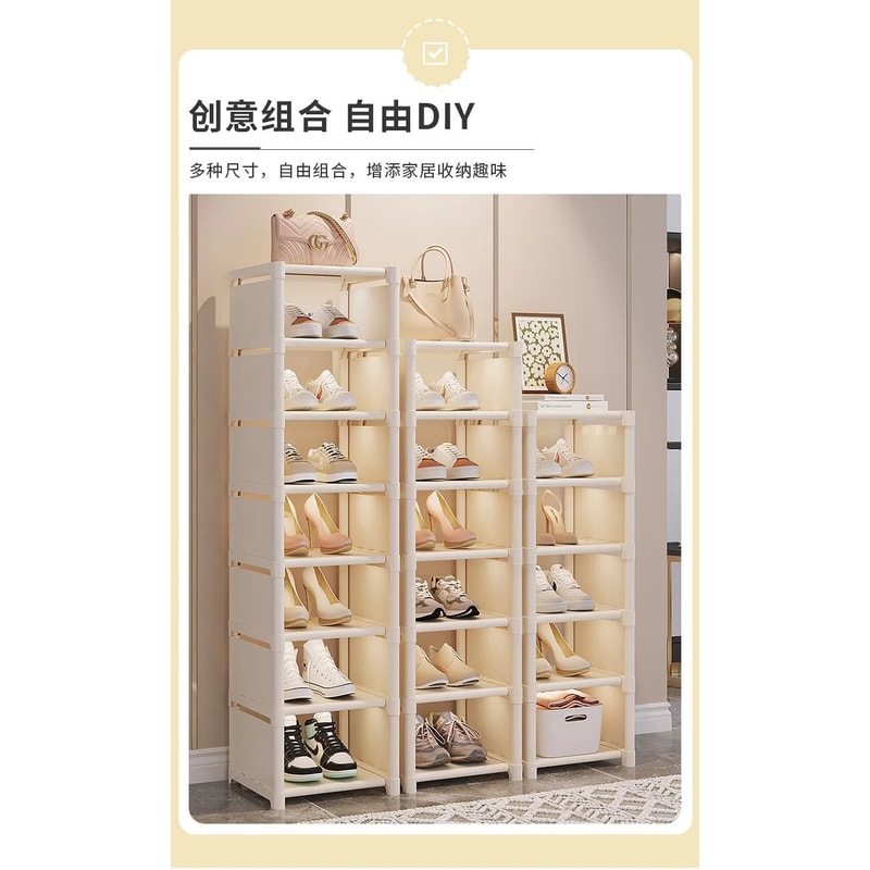 Stackable MultiLevel Shoe Organizer Shelf For Wall Or Corner Adjustable SpaceSaving Shoe Rack Cabin 1