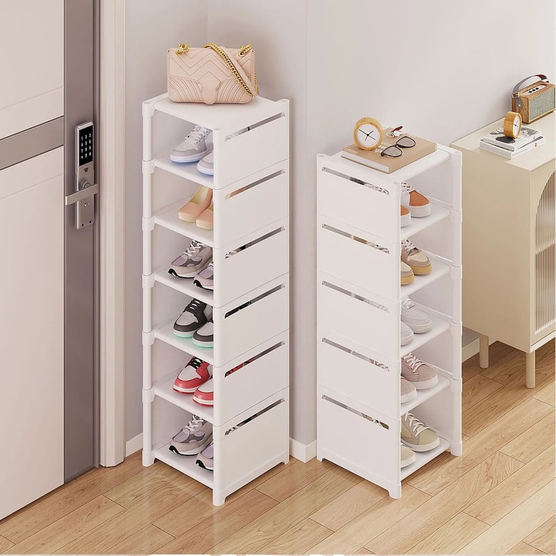 Stackable MultiLevel Shoe Organizer Shelf For Wall Or Corner Adjustable SpaceSaving Shoe Rack Cabin 2