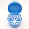 Denture Cleaning Box With Strainer Basket Magnetic Lid Dental Retainer Holder Case For Orthodontic 1