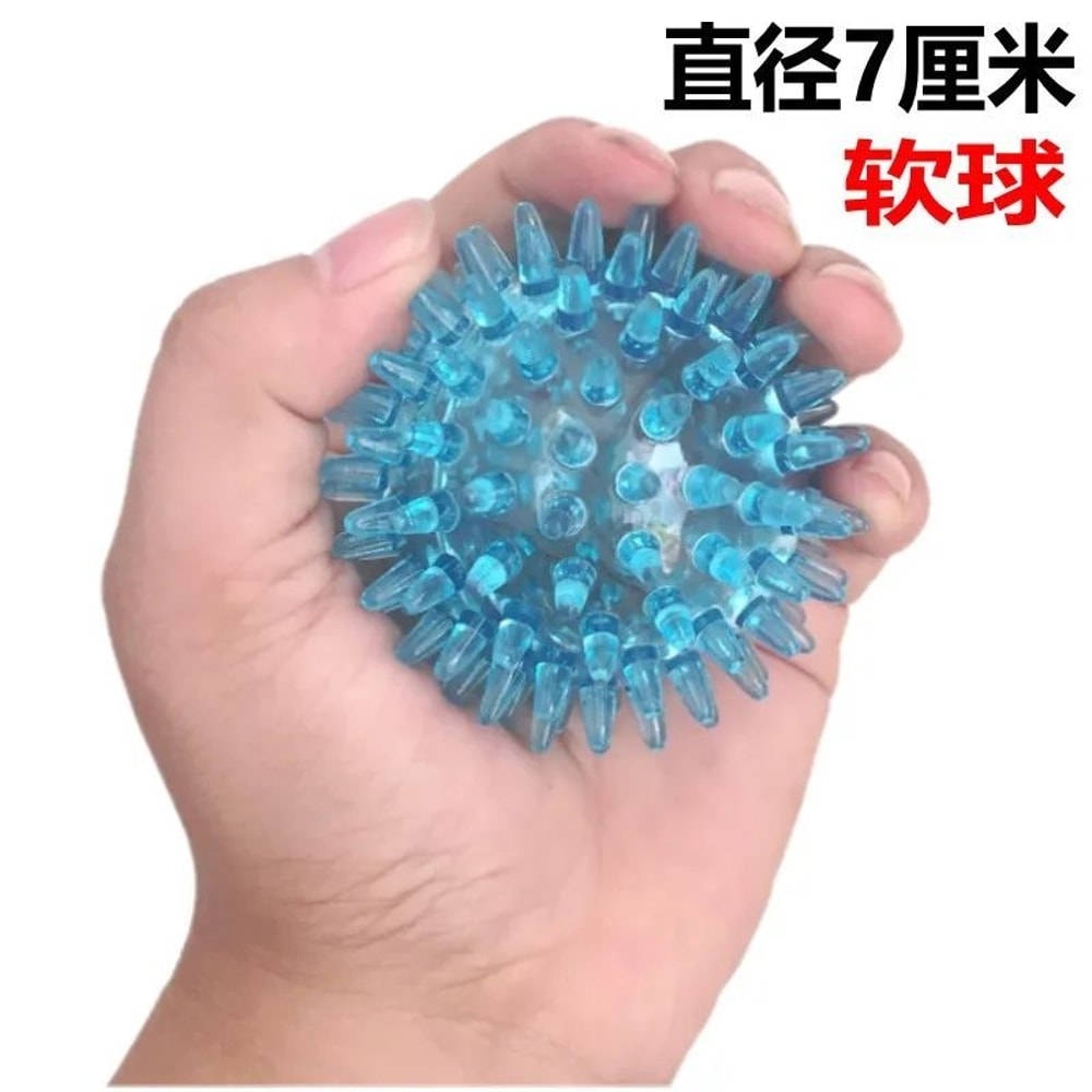Spiky Massage Stress Ball For Hand Wrist Therapy Soft Hollow Grip Strength Recovery Ball For Exerc 2