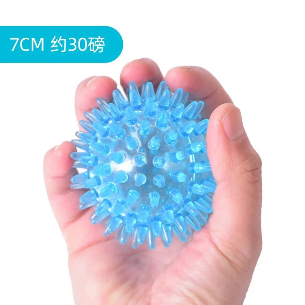 Spiky Massage Stress Ball For Hand Wrist Therapy Soft Hollow Grip Strength Recovery Ball For Exerc 3